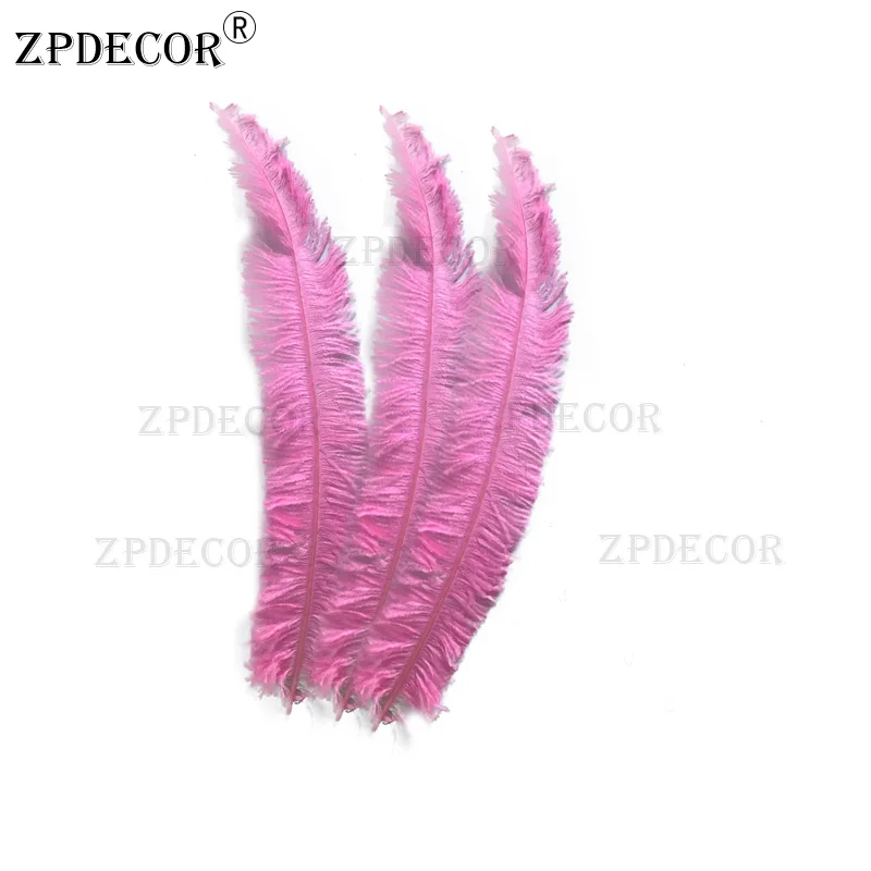 ZPDECOR 55-60 см Nandu страусиное перо - Цвет: Светло-розовый
