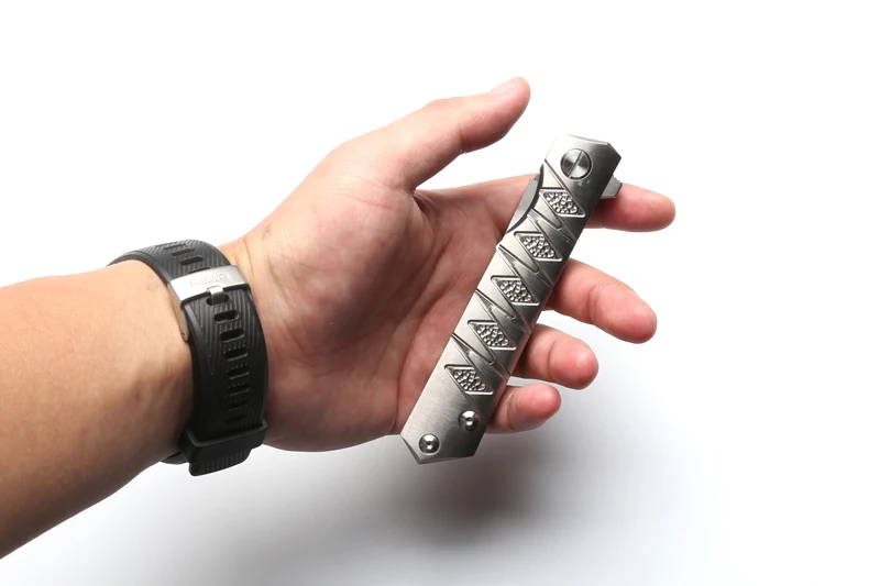 TWO SUN TS202 Tactical Flipper ball brearing folding knife D2 blade titanium camping Pocket knives outdoor Survival EDC Tools |