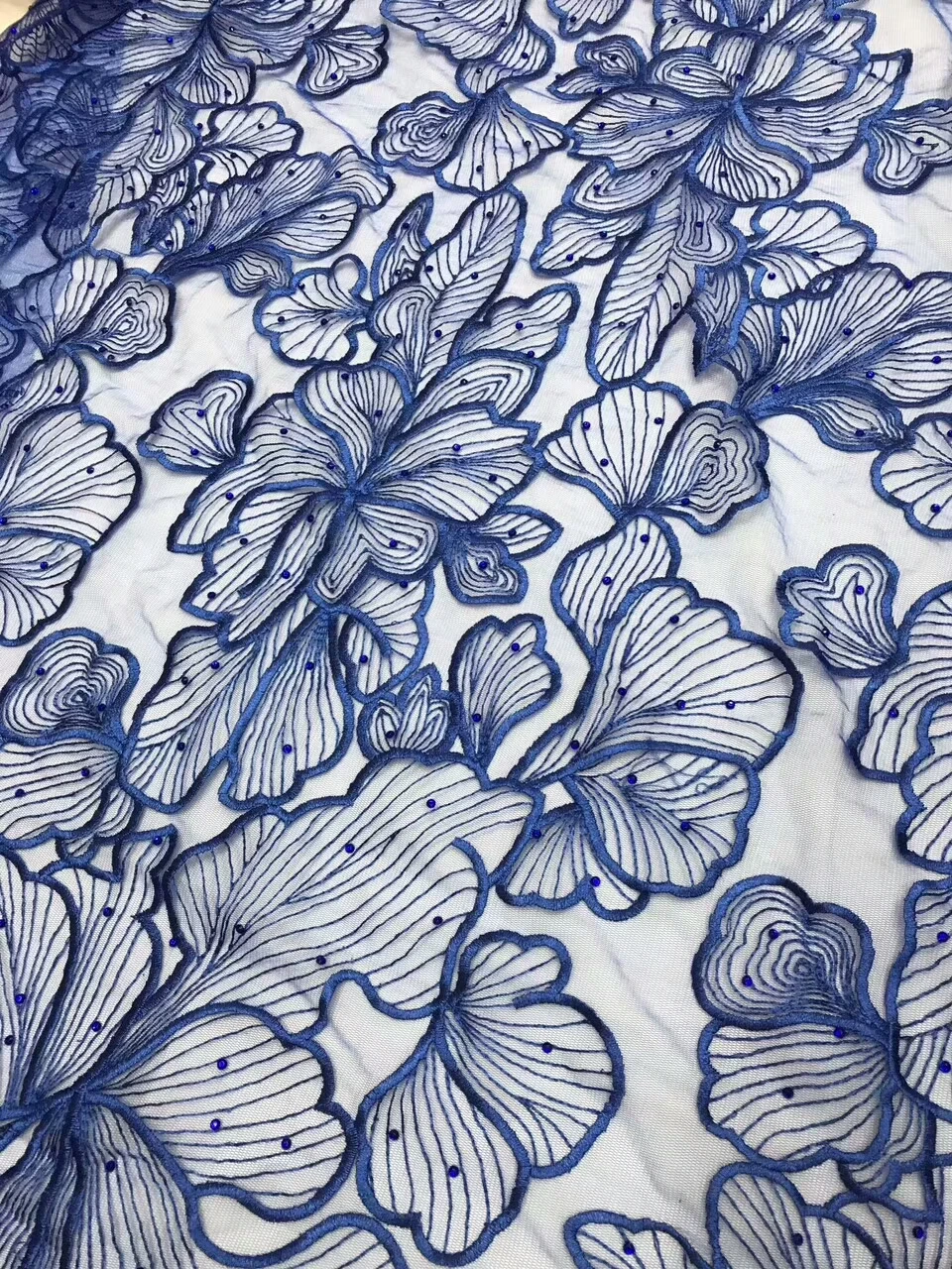 Африканский тюль Кружево Ткань 2017 французский высокое качество с Камни в