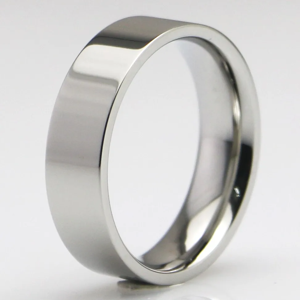 Кольца унисекс из нержавеющей стали 316L 6 мм 100 шт. | Украшения и аксессуары