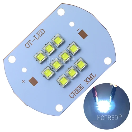 Высокая мощность светодиодный чип CREE XLamp XM-L XML2 50 Вт 100 Вт 5050 SMD теплый холодный белый красный зеленый озеро синий розовый светильник лампа-бусина COB лампа - Испускаемый цвет: Cold White 6500K