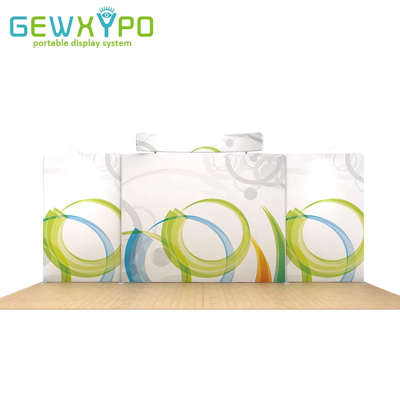 Высококачественный стенд для выставки из натянутой ткани 20 футов с