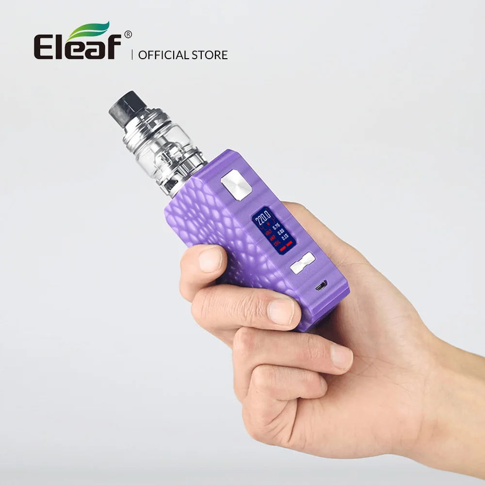 Оригинальная электронная сигарета Eleaf Saurobox с набором ELLO Duro 6 5 мл/2 мл HW-N/HW-M 220 Вт