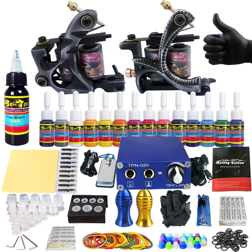 Набор для татуажа набор вкладышей и шейдеров зажим 2 пушки Новое поступление