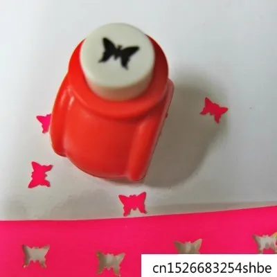 Butterfly 1 шт. мини-машина для скрапбукинга ручной работы, дырокол для открыток, для поделок, подарочная бумага, формирователь, резак, Furador Eva - Цвет: Butterfly