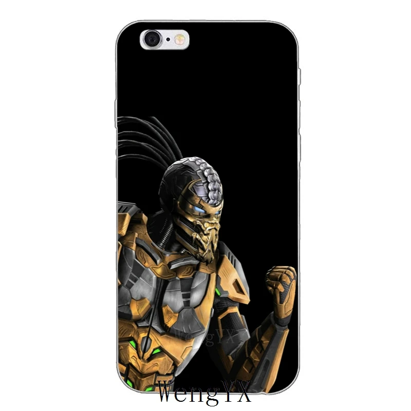 Мягкий чехол с мультяшным скорпионом mortal kombat для Huawei Honor 4c 5c 5x 6x V10 Y5 Y6 Y7 II Mate 7 8 9 10 P8