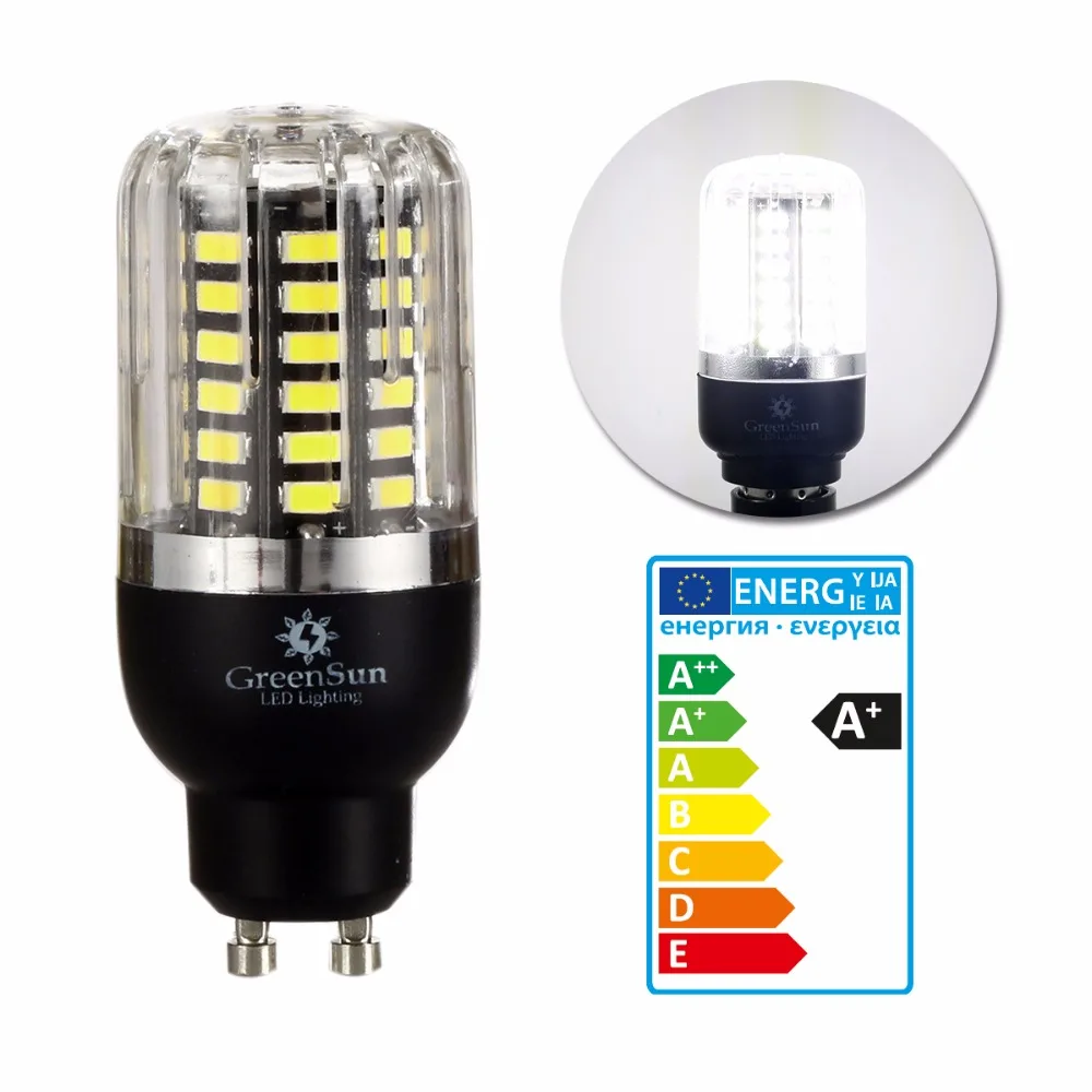 Высокая люменов GU10 5736 SMD LED кукурузная лампа 4/10 шт 220В 5 Вт Светодиодная