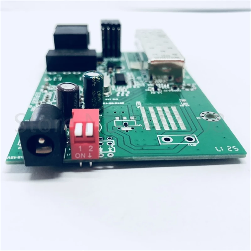 Конвертер SFP в RJ45 гигабитный преобразователь DIP переключатель медиаконвертер 1000