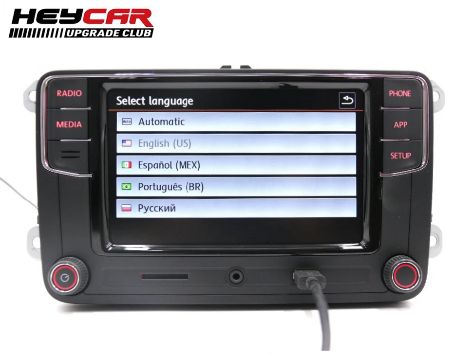 Android Авто Carplay Noname RCD330 Plus RCD340G MIB для VW Polo Golf 5 6 Passat B6 B7 CC Tiguan Jetta MK5 MK6 6RD 035 187B 5532