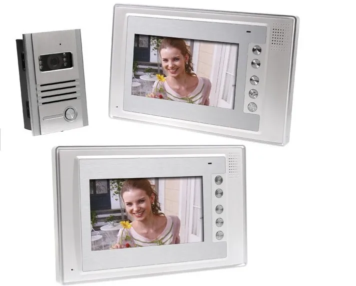 

7 inch intercom video wired with monitor