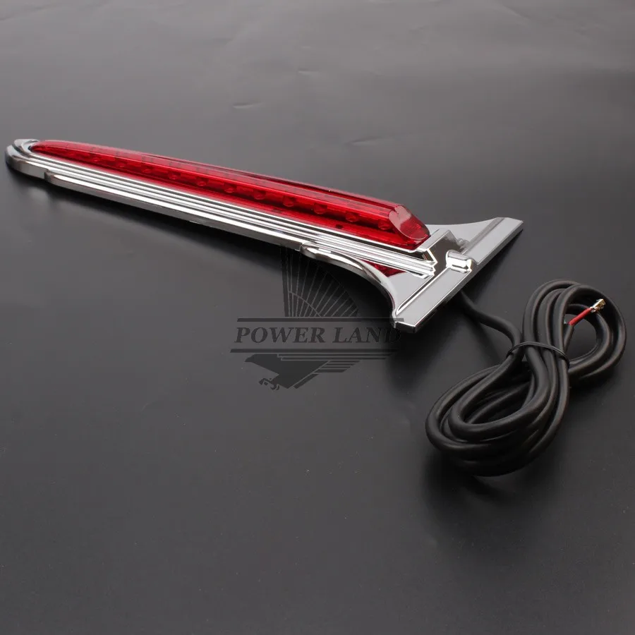 1 комплект мотоциклетный хромированный клиновидный светодиодный светильник с