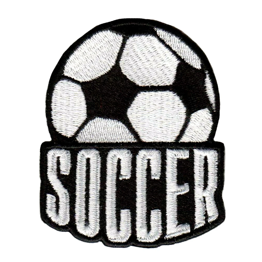 

SOCCER PATCH NEW WORLD CUP FOOTBALL Custom embroidered iron-on patch for clothing Customized Football Team Logo Patch