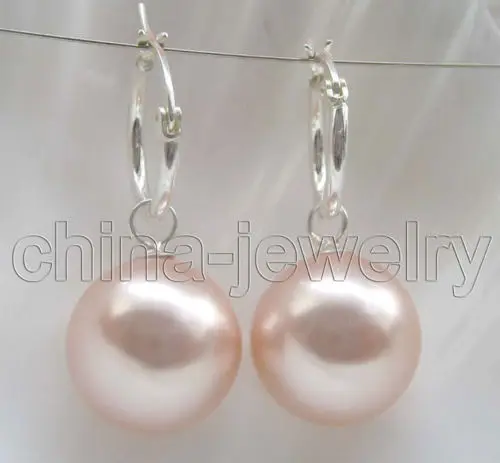 Prett милые женские свадебные 14 мм розовые идеальные круглые морские жемчужные