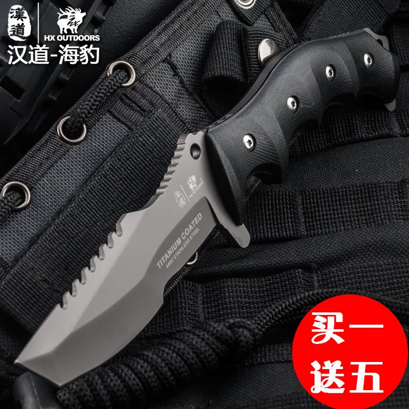 HX открытый твердость высокий тактический нож мульти инструмент покрытие
