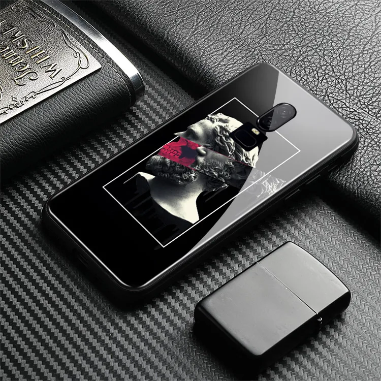 Мягкий силиконовый чехол для OnePlus 6 6T 7 7Pro с абстрактным изображением статуи и