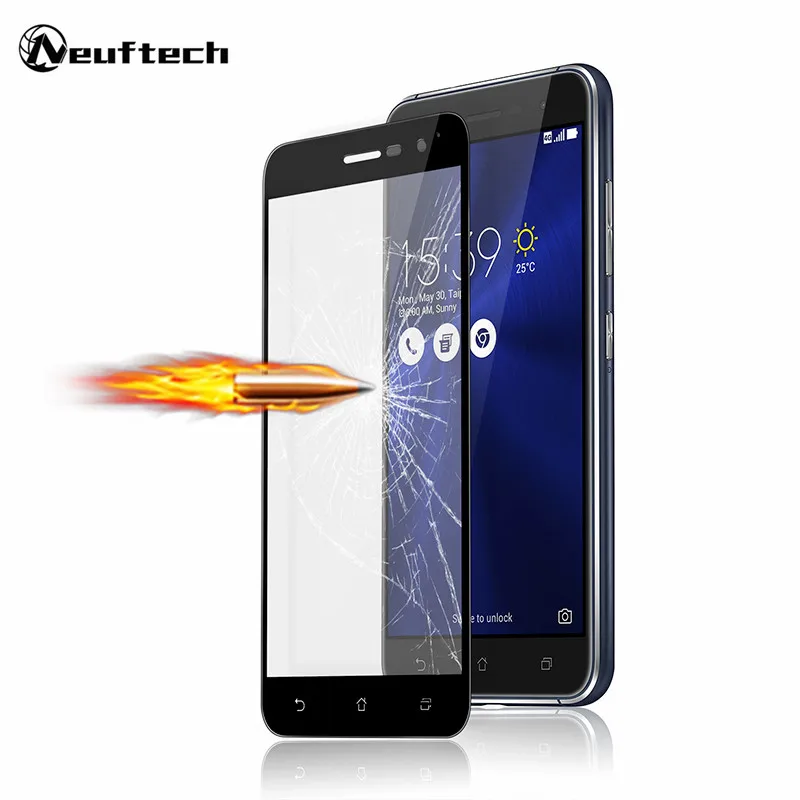 Full Cover Tempered Glass For ASUS Zenfone Max Pro M2 M1 ZB602KL ZB570TL Screen Protector ZB631KL ZB633KL | Мобильные телефоны и