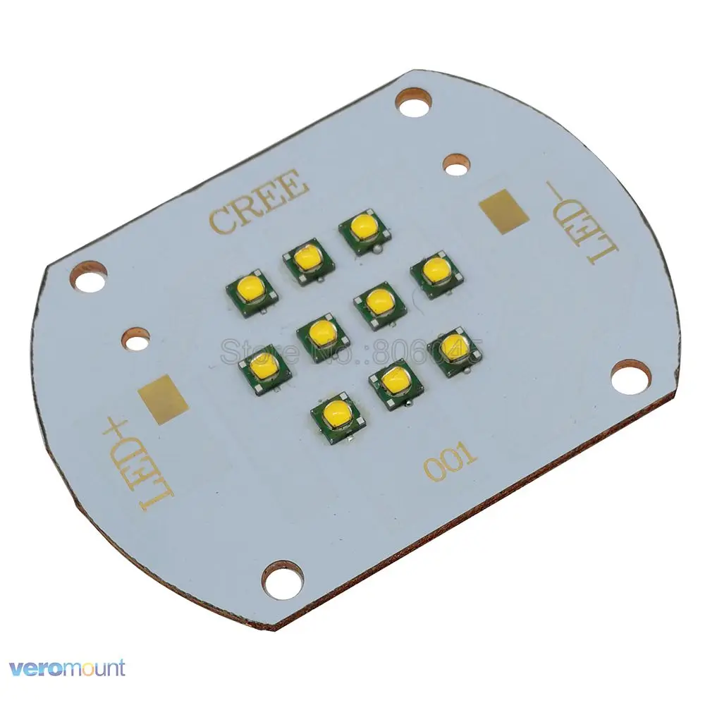 30 Вт CREE XP E XPE теплый белый 3000K 10 LED чипов мульти чип интегрированный высокой