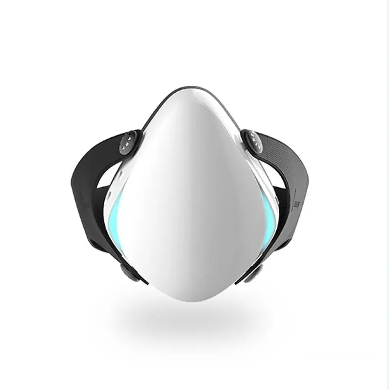 Anti-fog Electric mask+2pcs filter paper pm2.5 Formaldehyde Activated carbon Dust odor Secondhand smoke Air supply Breathable | Красота и