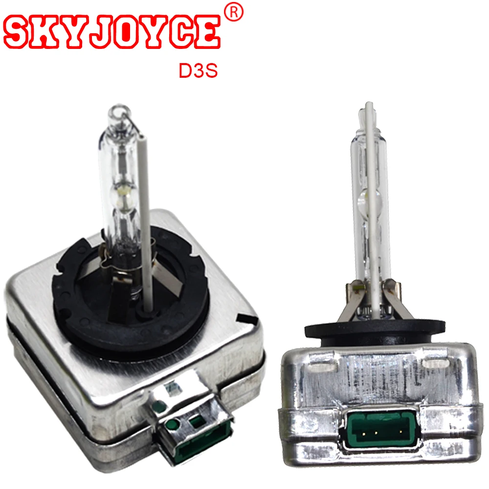 Ксеноновая hid лампа SKYJOYCE 2 шт. 35 Вт 4300K 5000K 8000K 6000K D1S металлический держатель D2S D3S D4S