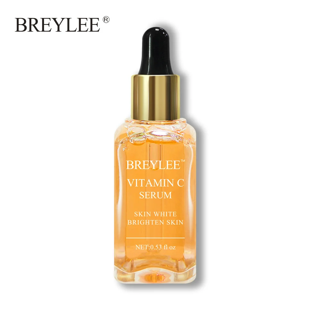 1pcs VC whitening Breylee Сыворотки серии витамин C гиалуроновой кислоты, обладает отбеливающим эффектом, уход за кожей Rose питают с покрытыем цвета чистого 24 каратного золота фирмы Успокаивающая восстанавливающая эссенция, 1 шт - Вес нетто: 1pcs VC whitening