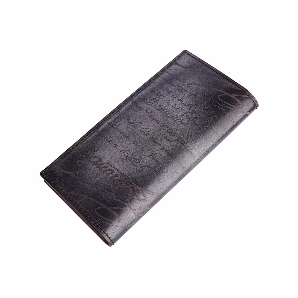 TERSE_Lettering Мужской Длинный кошелек старинный эксклюзивный дизайн 5 цветов в