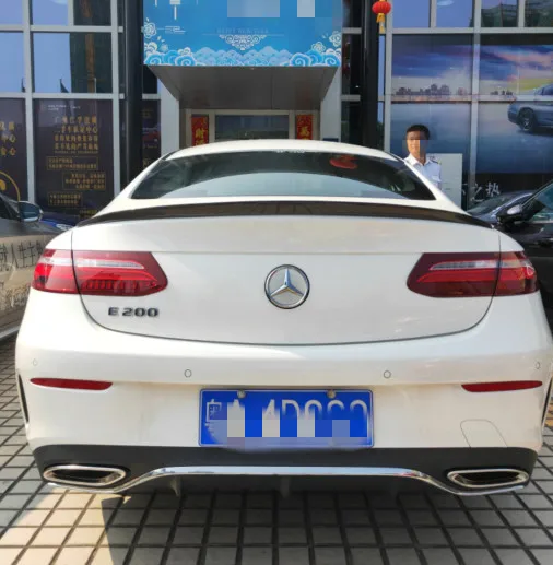 Спойлер для Benz E class 2door coupe E43 style из углеродного материала спойлер на