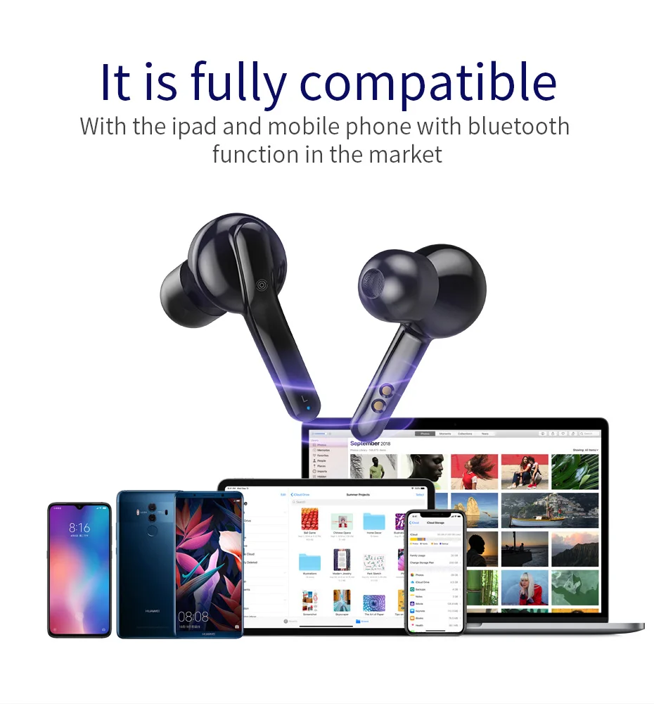 Mifa X3 TWS, беспроводные наушники, bluetooth 5,0, гарнитура, настоящие беспроводные стерео наушники с шумоподавлением, наушники с микрофоном, громкая связь, вызов