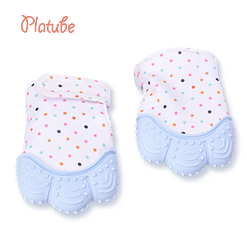 

Silicone Baby Teeth Silicone Rubber Gloves Baby Cartoon Molar Children Toy Baby Products