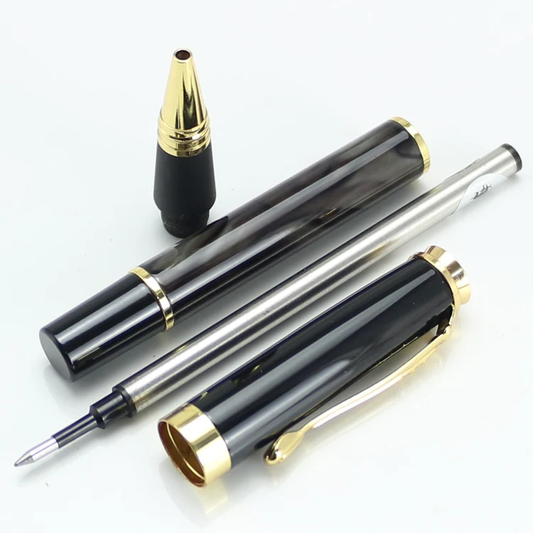 Шариковая ручка JINHAO 500 серого цвета женская школьные принадлежности от бренда
