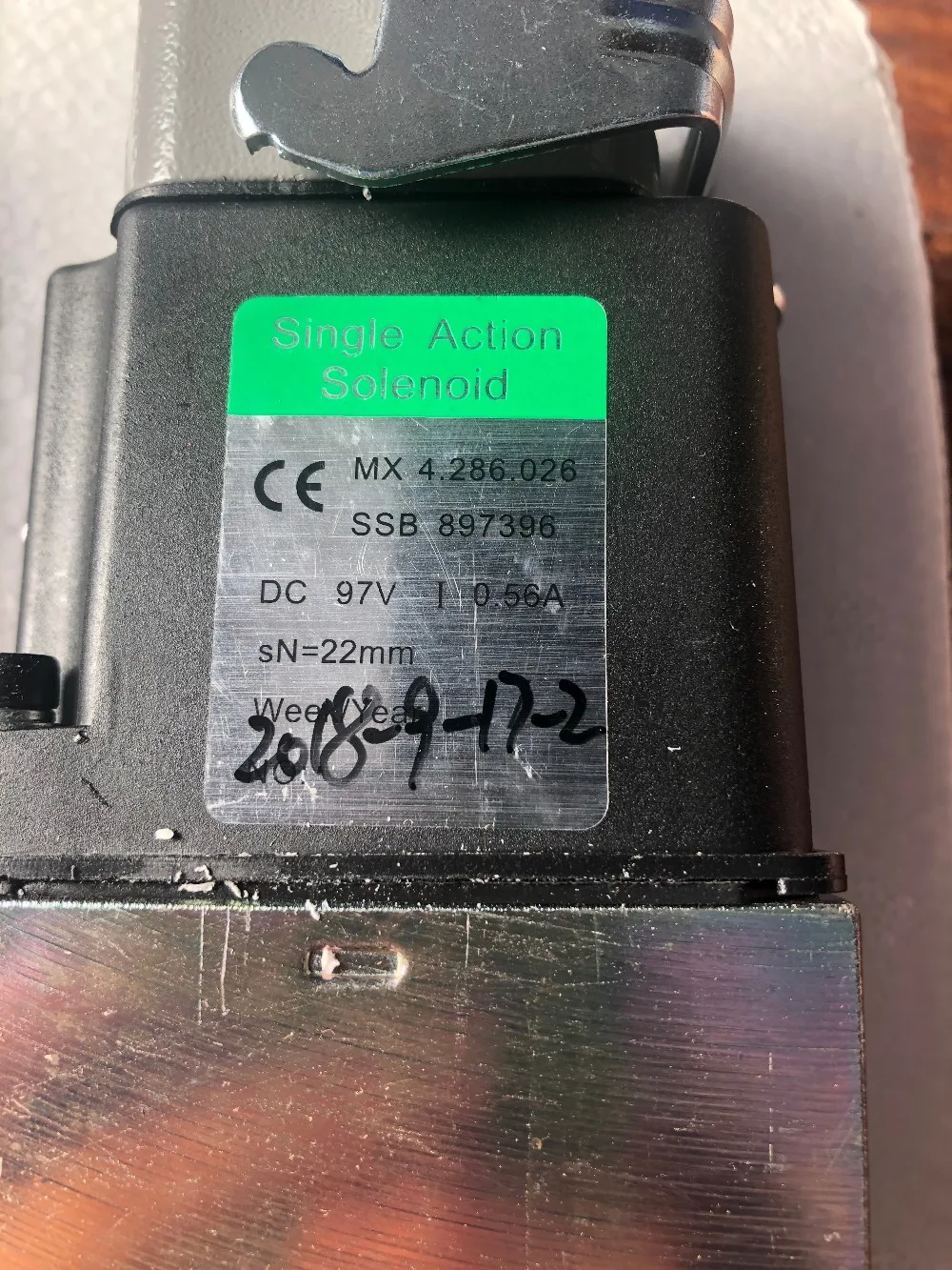 2 шт 897396 эскалатор одиночное действие соленоида SDF SSB ID DC97V|Передаточные ремни| |