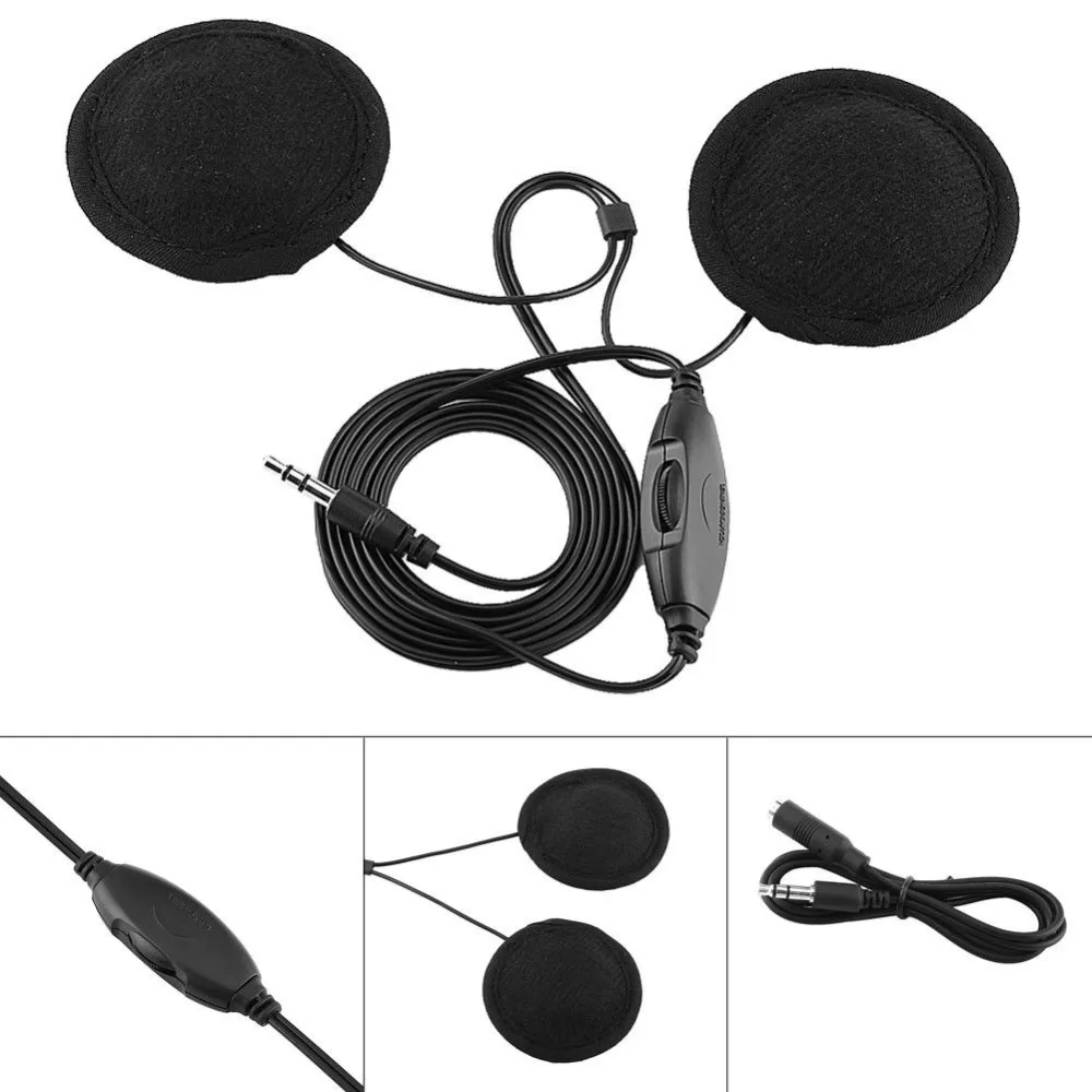 3 5 мм мотоцикл спикеры для шлема Bluetooth Interphone мотоциклетный Интерком гарнитура