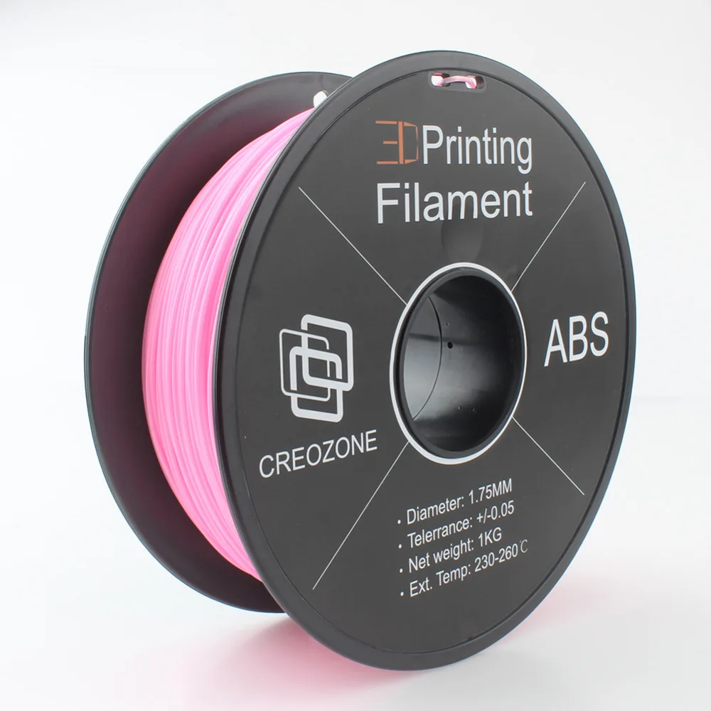 CREOZONE розовая нить ABS для 3D принтера 1 75 кг материалы 3d печати АБС пластик