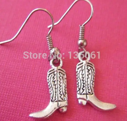 50Pair Vintage Silvers Coffee Machine Saturn Boots Dragonfly Hairdryer Tower HANDCUFFS Horse Drop/Dangle Earrings For Women P752