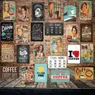 Mike86 меню кофе, торт, металлическая вывеска, домашний магазин, ферма, Декор, виниловые, потертые, шикарные, фотообои 20*30 см