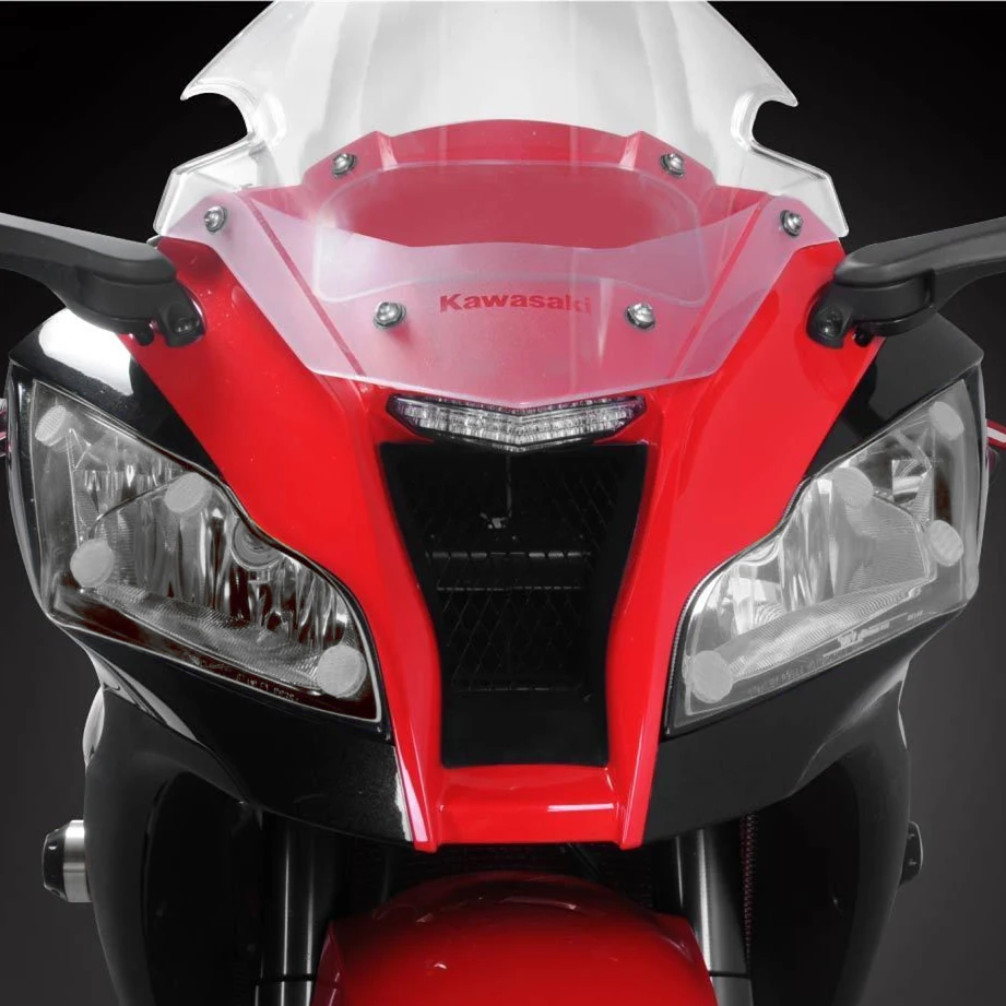 ZX-10R Motorcycle Accessoris For KAWASAKI ZX 10R ZX10 R 2011 2012 2013 2014 2015 Acrylic Headlight Screen Protective Cove | Автомобили и