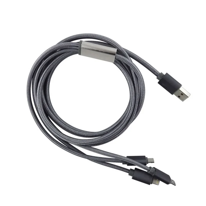 Кабель для быстрой зарядки Go2linK 3 в 1 Type C Micro Port USB оригинальный кабель