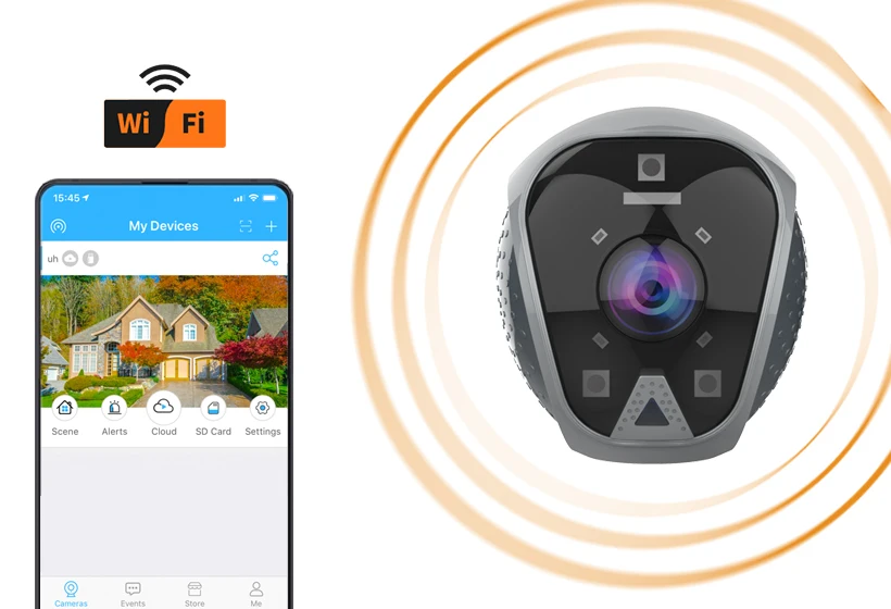 Наружная Wi-Fi Ip камера безопасности 1080p CCTV Домашняя безопасность 120 градусов широкоугольная камера видеонаблюдения ИК светодиодная мигающая сигнализация