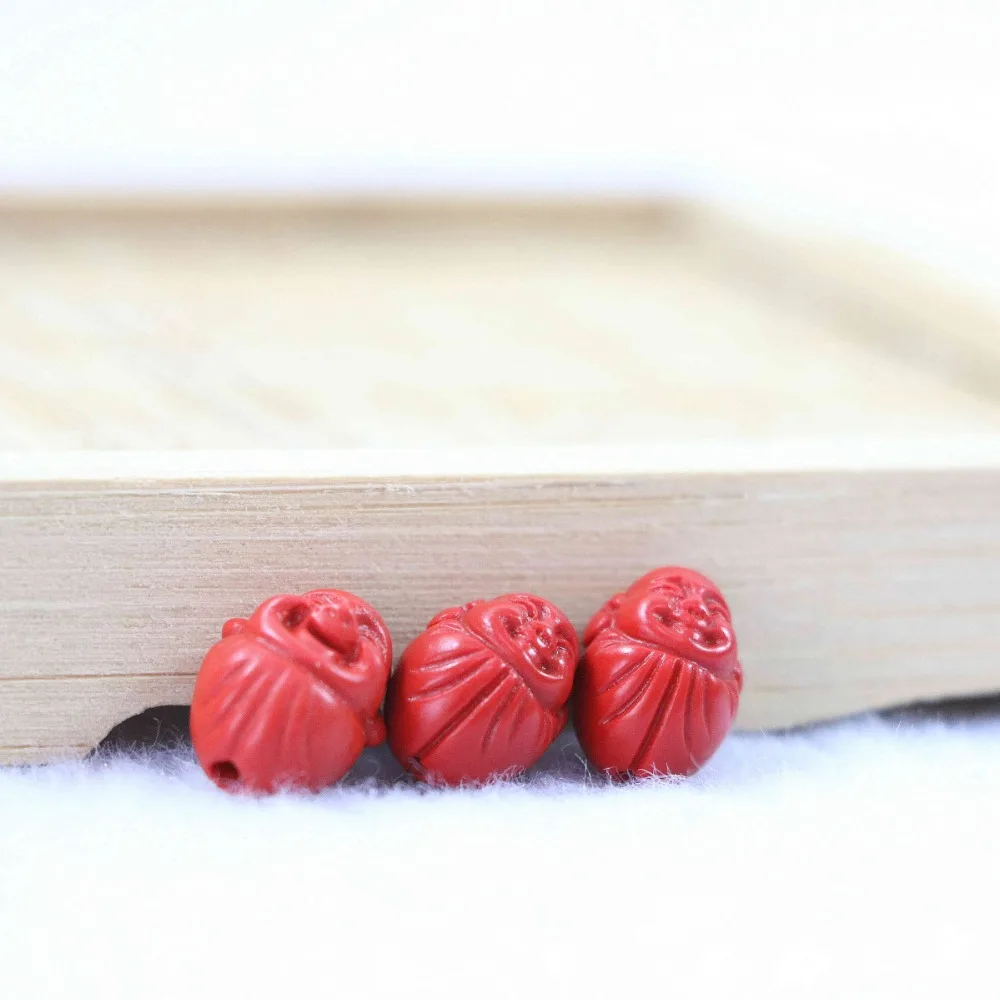 Специальный красный имитация кулон из киновари Новые бусы аксессуары Горячая