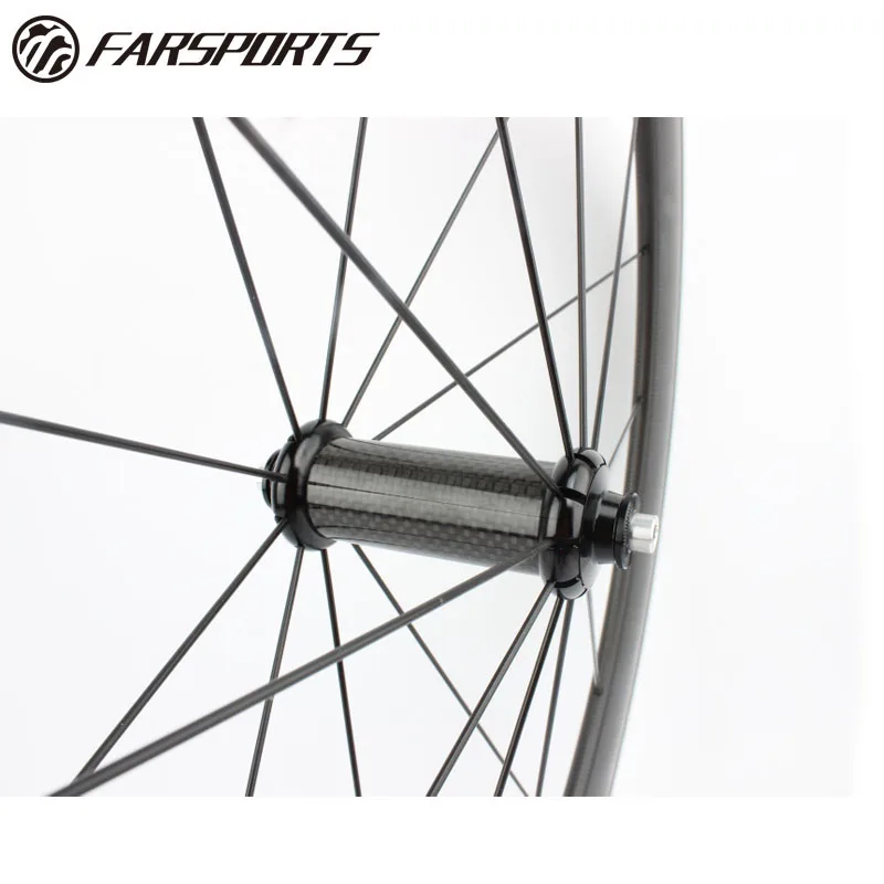 

Farsport FSC60-CA-23 Powerway R36 hub carbon hub alloy braking carbon wheel, 60 deep road bike wheel with aluminum brake surface