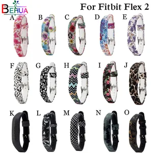 Ремешок для часов, силиконовый, классический, с цветочным принтом