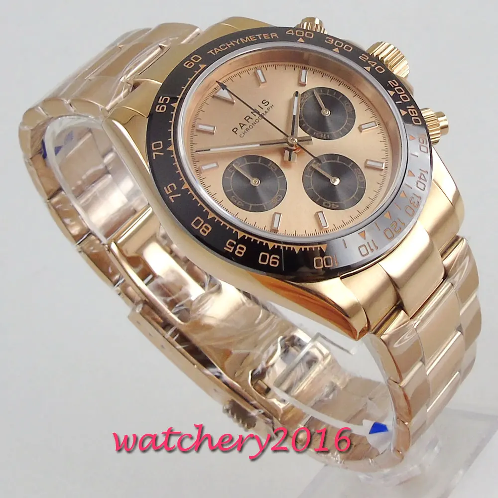 Мужские кварцевые часы с хронографом 39 мм | Наручные