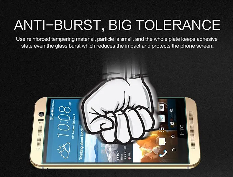 Стекло ronian для htc One E9+ E9S E9 Plus A55 Dual Sim защита экрана 2.5D 9H Взрывозащищенная защитная пленка из закаленного стекла