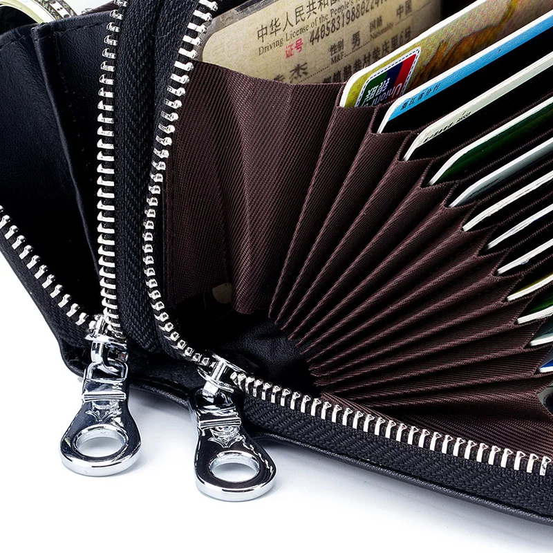 Женская визитница из натуральной кожи Rfid кошельки маленький кошелек для монет