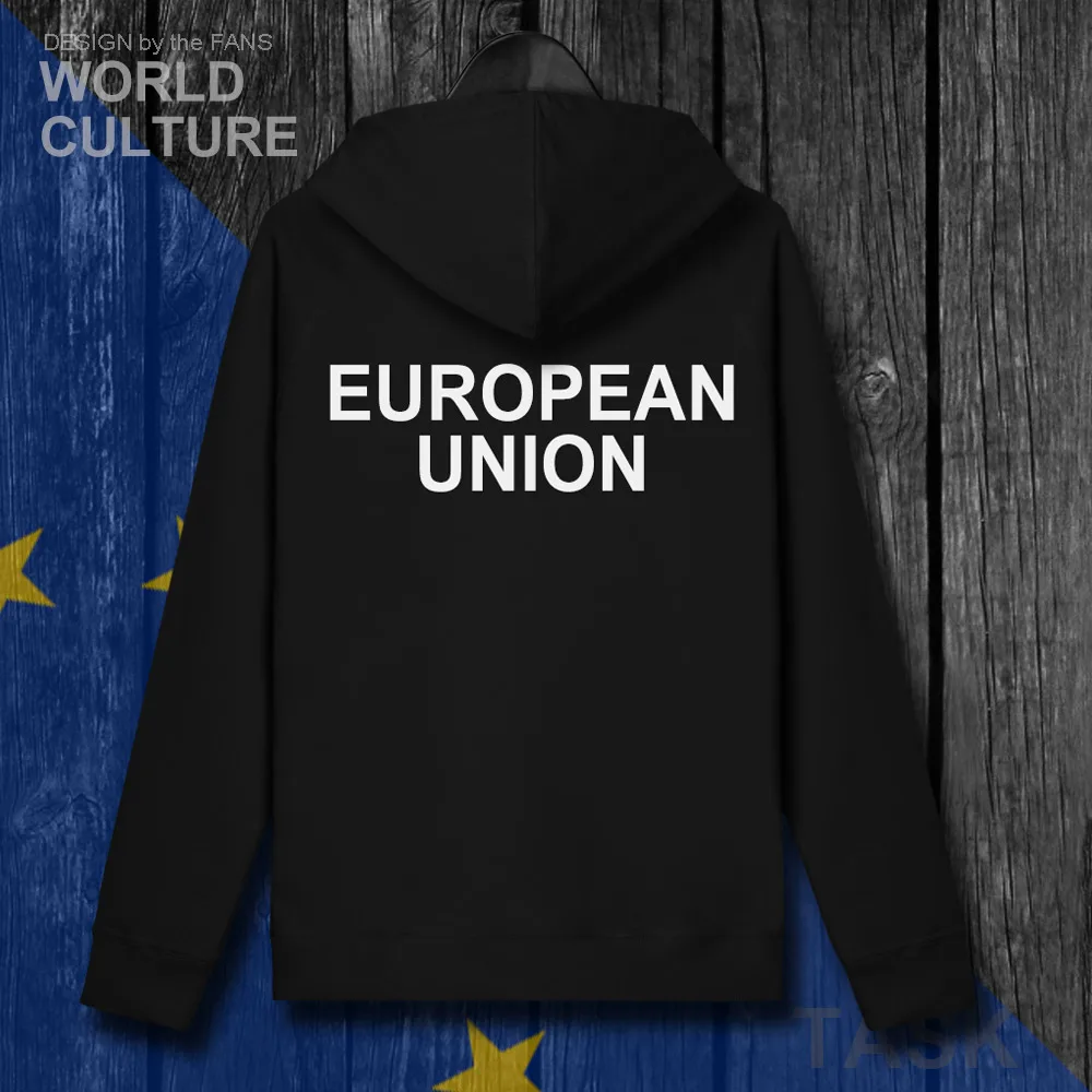 European Union United in Diversity EU EUR mens zipper fleeces hoodies winter jerseys men jackets and clothes sweatshirt coats | Мужская