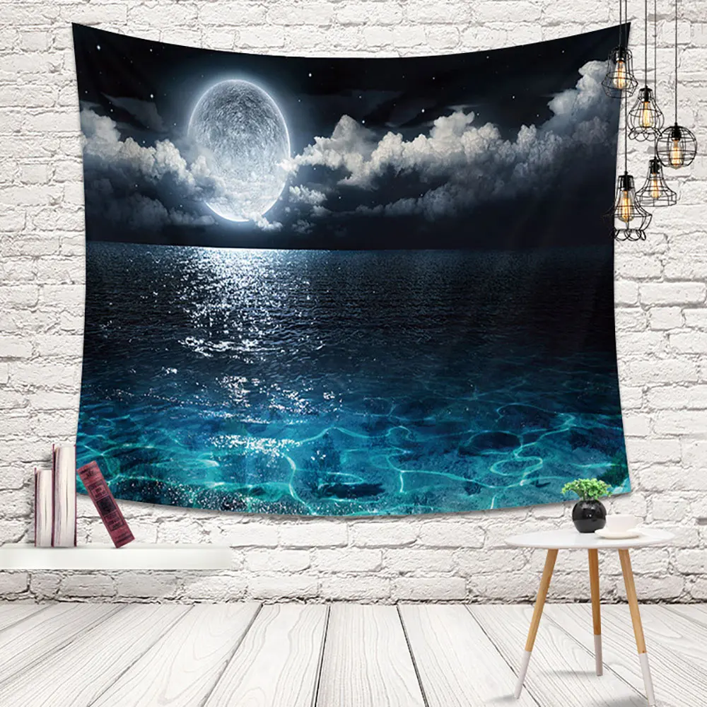 Скандинавский популярный стиль гобелен со звездами и пространством материал