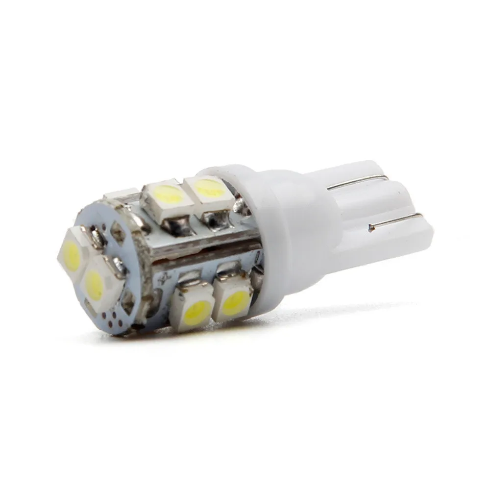 Франшиза 10 шт теплый белый T10 10-SMD автомобиль боковой Клин Светодиодные лампы W5W 194