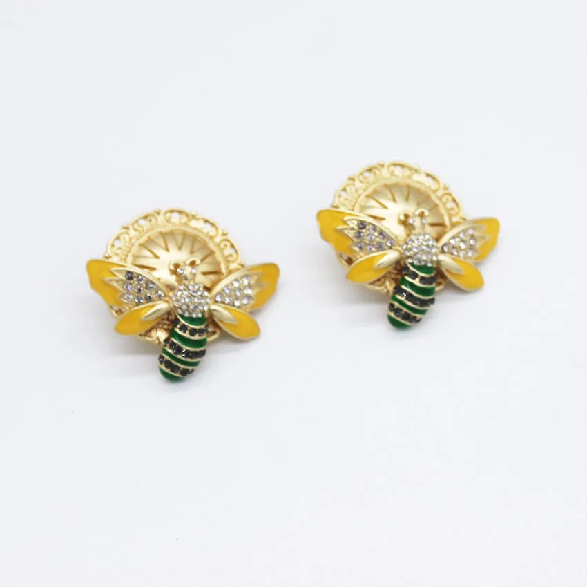 Женская повязка Пчелка в стиле барокко Ювелирное Украшение на голову полоска с