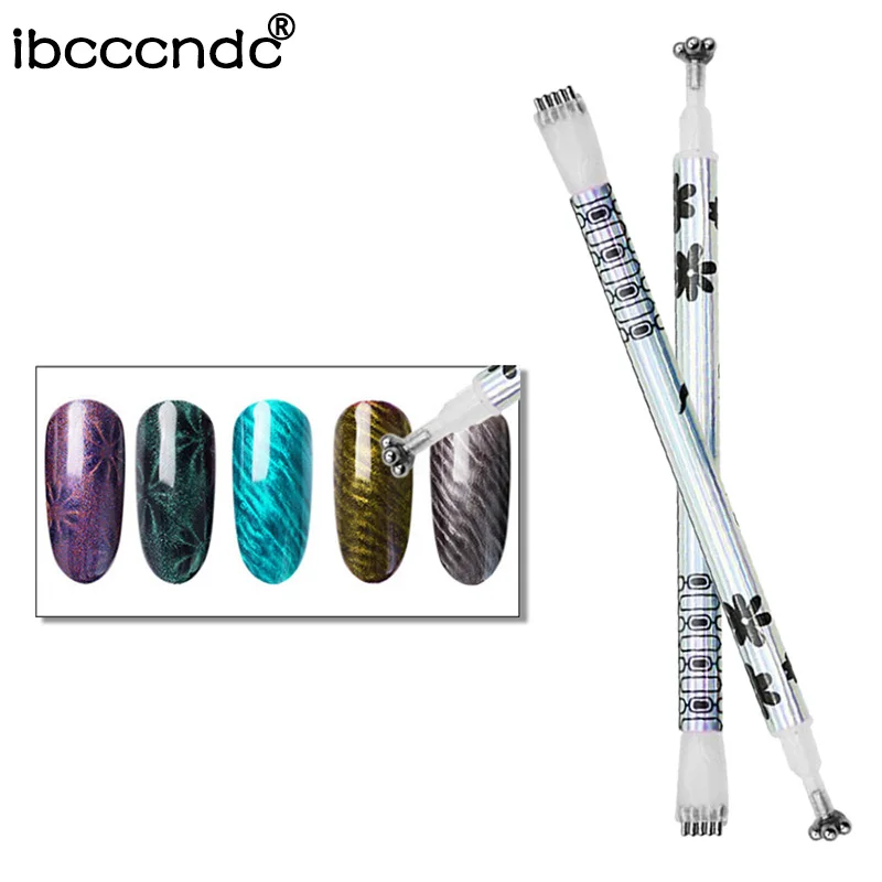 1 шт. двойной шляпкой гвоздя Книги по искусству кошачий глаз магнитный стержень