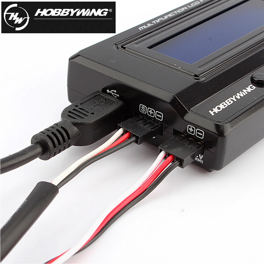 Многофункциональная ЖК программа HOBBYWING 3 в 1 программная карта (встроенный с USB