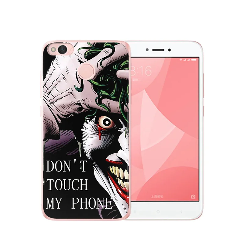 For Xiaomi Redmi 3S Pro 4X 4A 5A 5 Plus Note 3 4 6 6A Mi A1 5X A2 6X case cover Don't touch my phone Venom Joker |